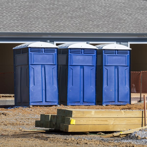 what is the expected delivery and pickup timeframe for the porta potties in Ethan SD